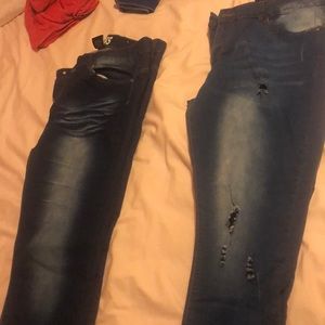 Two pair of jeans